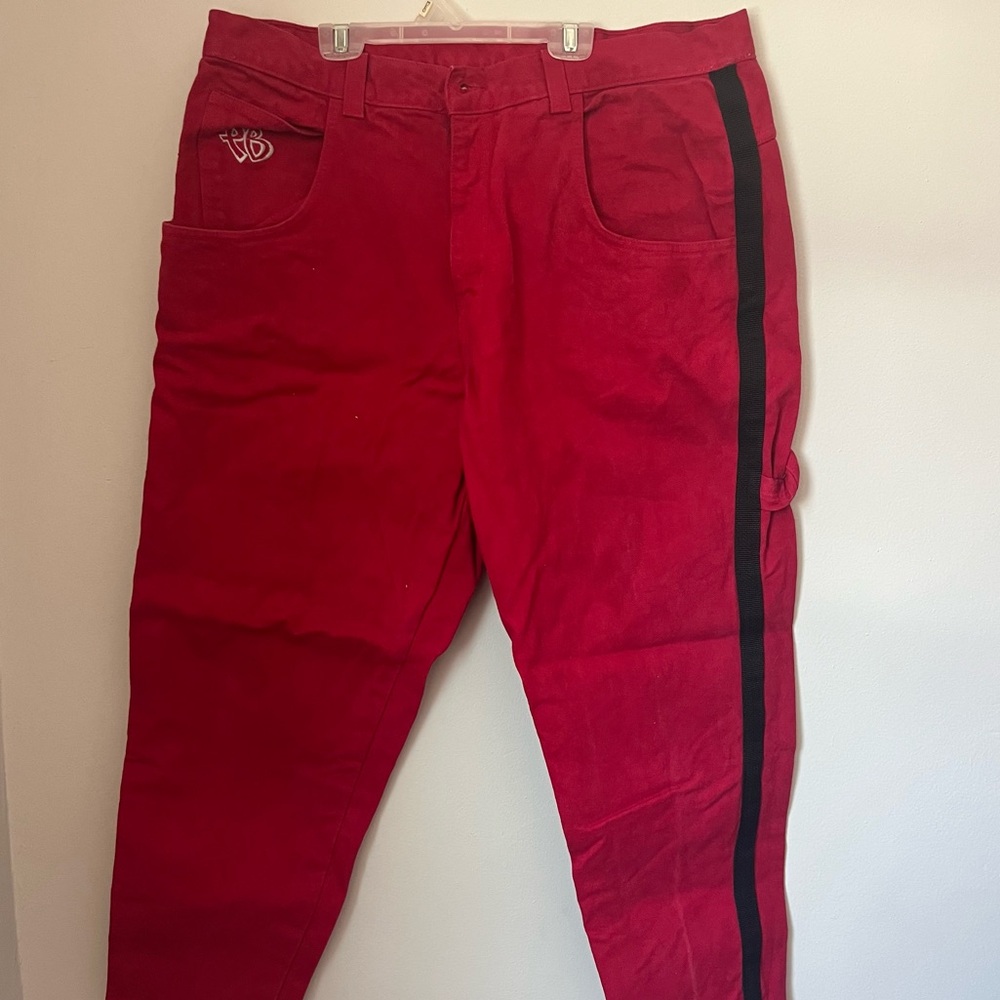 PB Sport baggy 90s red jeans